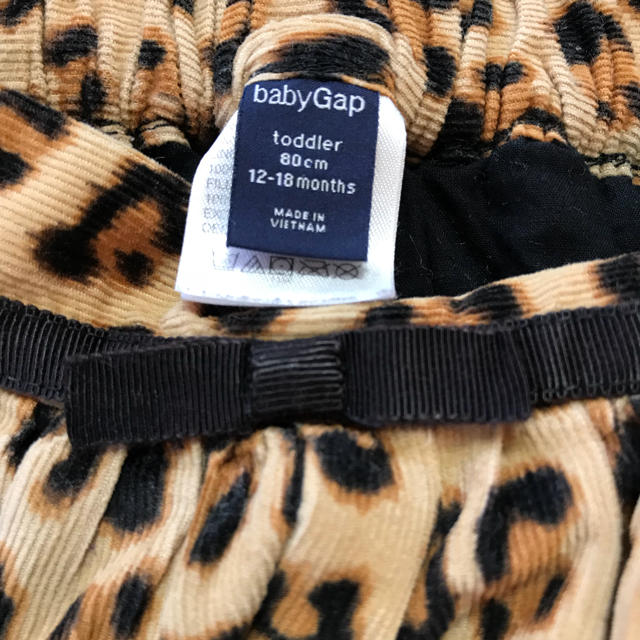 babyGAP(ベビーギャップ)のレオパード バルーン スカート  キッズ/ベビー/マタニティのベビー服(~85cm)(スカート)の商品写真