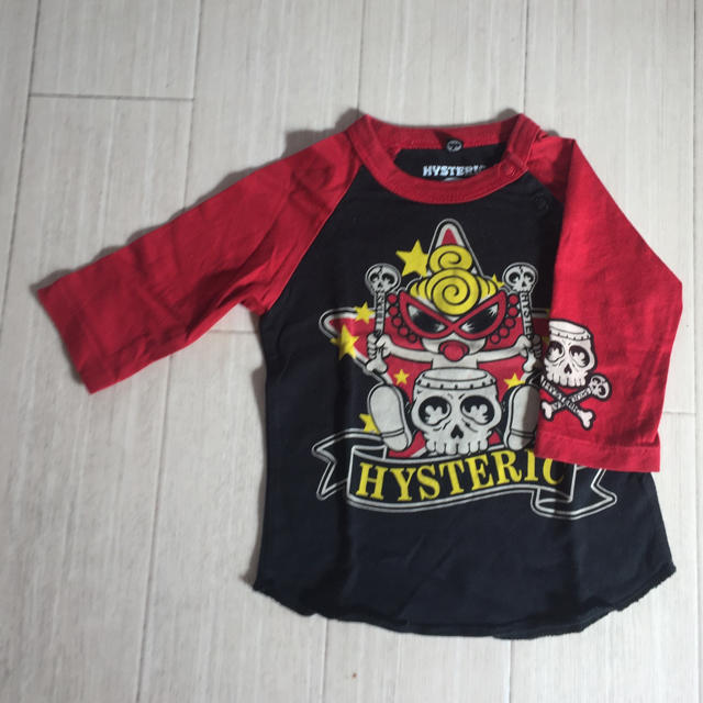 HYSTERIC MINI(ヒステリックミニ)のヒステリックミニ 7分丈 80cm キッズ/ベビー/マタニティのベビー服(~85cm)(Ｔシャツ)の商品写真