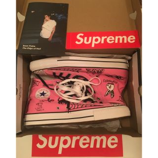 コンバース(CONVERSE)のSupreme Converse Sean Pablo Pink US11.5(スニーカー)