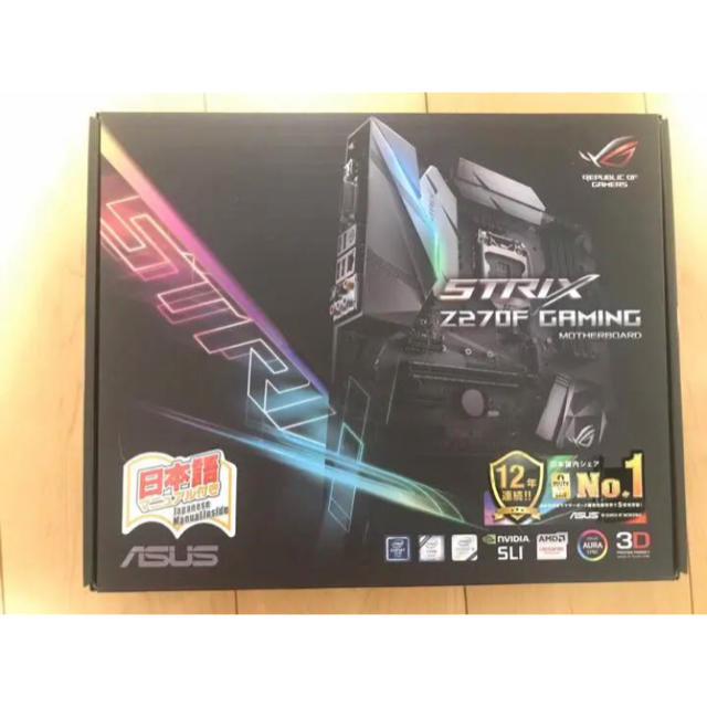 ASUS(エイスース)の【zua様専用】【新品未使用】Z270F GAMING【ATX】マザーボード スマホ/家電/カメラのPC/タブレット(PCパーツ)の商品写真