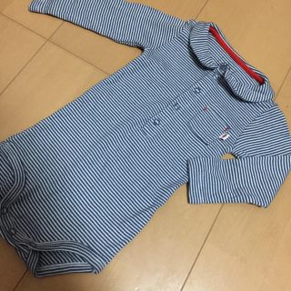 プチバトー(PETIT BATEAU)の未使用 プチバトー  ベビー ロンパース 50〜60cm(ロンパース)