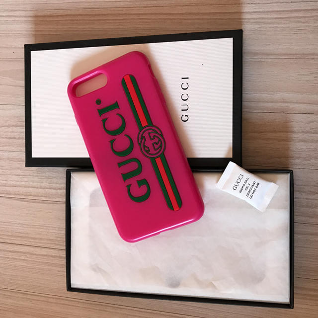 Gucci - GUCCI iphone7plus iphone8plus ケースの通販 by リュウシン0706's shop｜グッチならラクマ