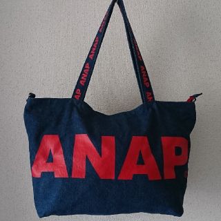 アナップ(ANAP)のANAP デニムトートバッグ(トートバッグ)