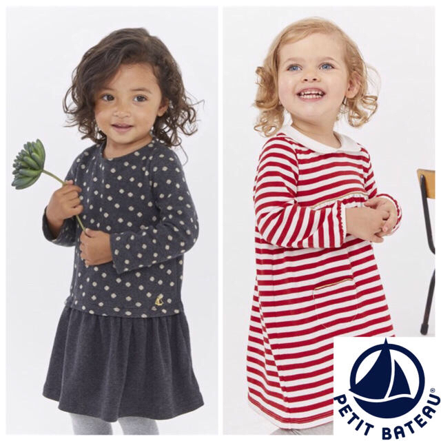 PETIT BATEAU(プチバトー)の【kono様専用】24m24m24m キッズ/ベビー/マタニティのキッズ服女の子用(90cm~)(ワンピース)の商品写真