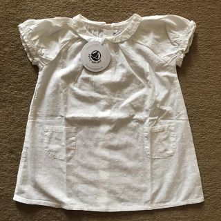 プチバトー(PETIT BATEAU)のPETIT BATEAU ワンピース ベビー18m/81cm(ワンピース)