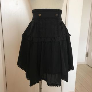 アクシーズファム(axes femme)の1回着用 axes femme　アクシーズ　ティアードスカート(ひざ丈スカート)