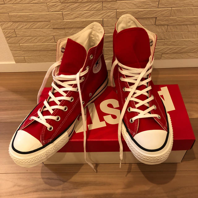 CONVERSE(コンバース)の【美品】CONVERSE MADE IN JAPAN RED 28cm メンズの靴/シューズ(スニーカー)の商品写真