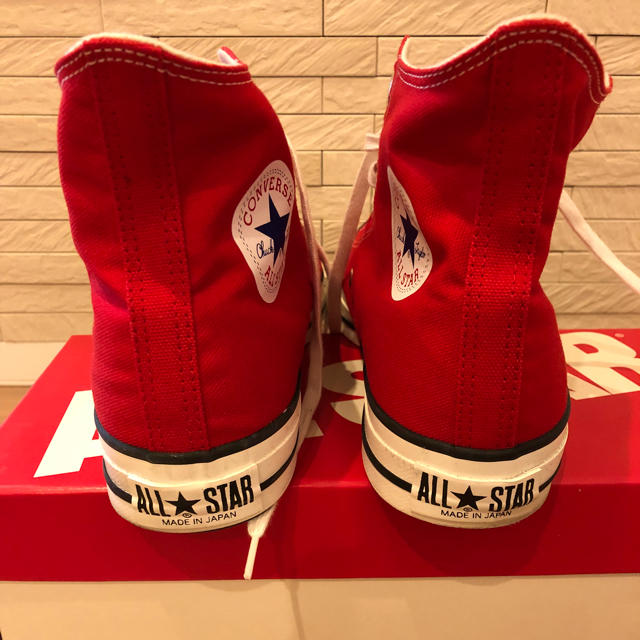 CONVERSE(コンバース)の【美品】CONVERSE MADE IN JAPAN RED 28cm メンズの靴/シューズ(スニーカー)の商品写真