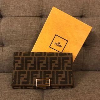 フェンディ(FENDI)のFENDI フェンディ ♡ ズッカ柄 財布 長財布(長財布)