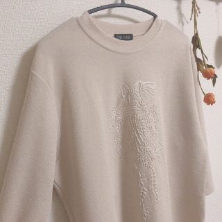 フラワー(flower)のお花 リボンバスケット トップス✳︎再出品(カットソー(長袖/七分))