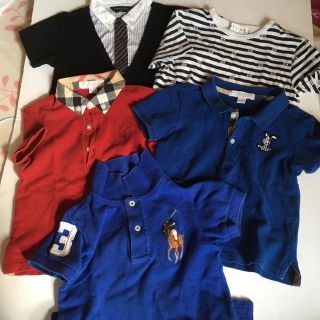 バーバリー(BURBERRY)の90cm男の子半袖トップスまとめ売り5点(Tシャツ/カットソー)