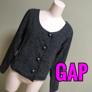 ギャップ(GAP)のGAP♡ツイードノーカラージャケット(ノーカラージャケット)