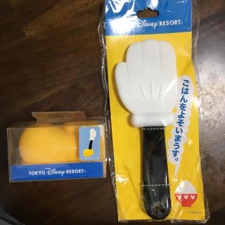 ディズニー(Disney)のディズニーランド しゃもじ スタンド ミッキー 未使用 新品(収納/キッチン雑貨)