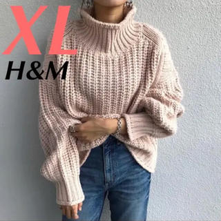 H&M １番可愛く着られると噂の XL♡ チャンキーニット ベージュ ...