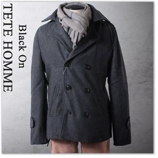 テットオム TETE HOMME ピーコート