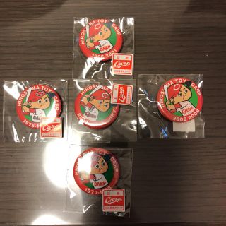 ヒロシマトウヨウカープ(広島東洋カープ)の缶バッチ5個セット(バッジ/ピンバッジ)