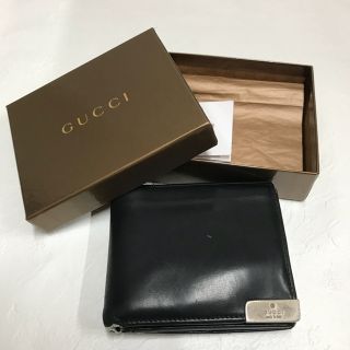 グッチ(Gucci)の【GUCCI★グッチ】メンズ 二つ折財布 箱無し(箱アリ送料別途)(折り財布)