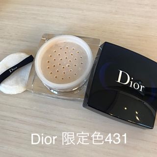 ディオール(Dior)のディオールスキンルースパウダー限定色431ゴールドダスト Diorフェイス(フェイスパウダー)