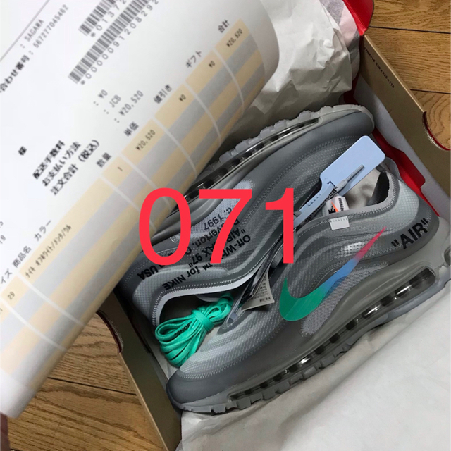 靴/シューズNike x Off-White The Ten : Air Max 97 OG