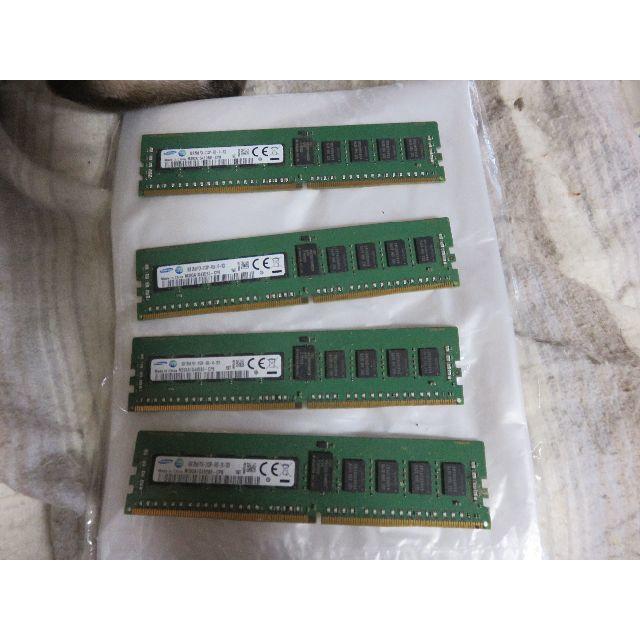 Samsung DDR4 PC4-2133 8GBx4枚 32GB