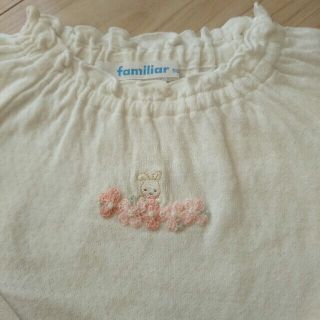 ファミリア(familiar)の【30さまお取り置き分です】   ファミリア  カットソー    90㎝(Tシャツ/カットソー)