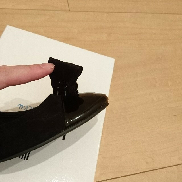JELLY BEANS(ジェリービーンズ)のジェリービーンズ 黒スエード パンプス 24.5 レディースの靴/シューズ(ハイヒール/パンプス)の商品写真