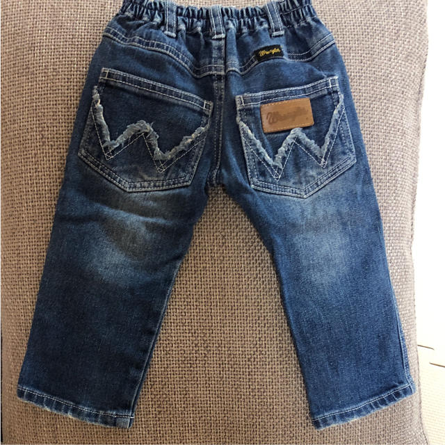 Wrangler(ラングラー)のデニムパンツ 80㎝ キッズ/ベビー/マタニティのベビー服(~85cm)(パンツ)の商品写真