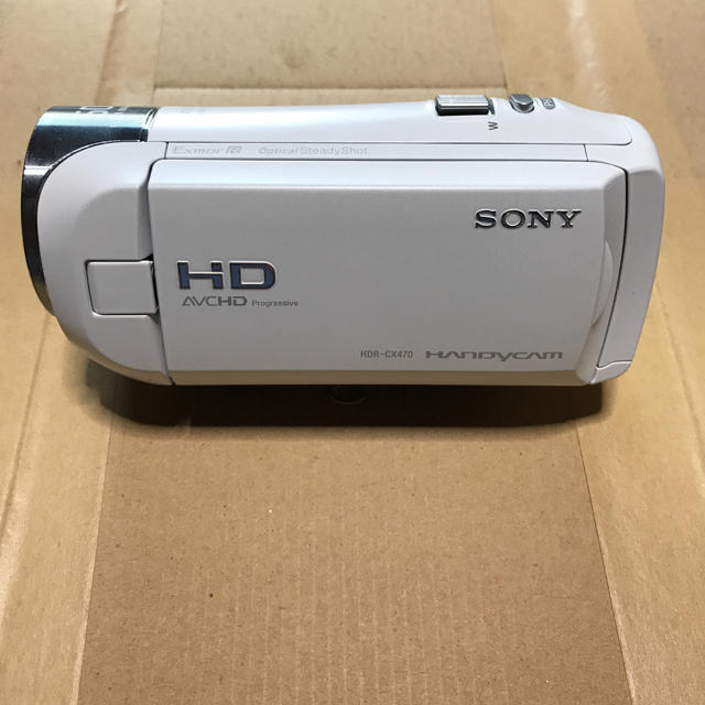 SONY(ソニー)のハンディカム CX470 白 スマホ/家電/カメラのカメラ(ビデオカメラ)の商品写真