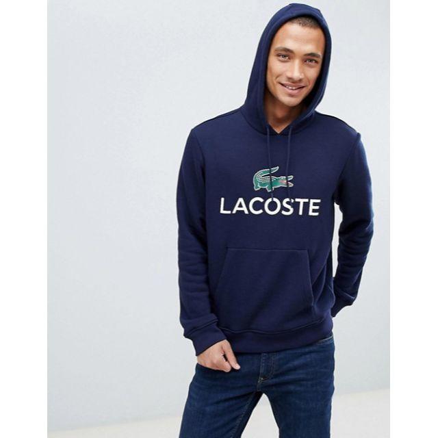 ラコステ(LACOSTE) XSサイズ ネイビー パーカー