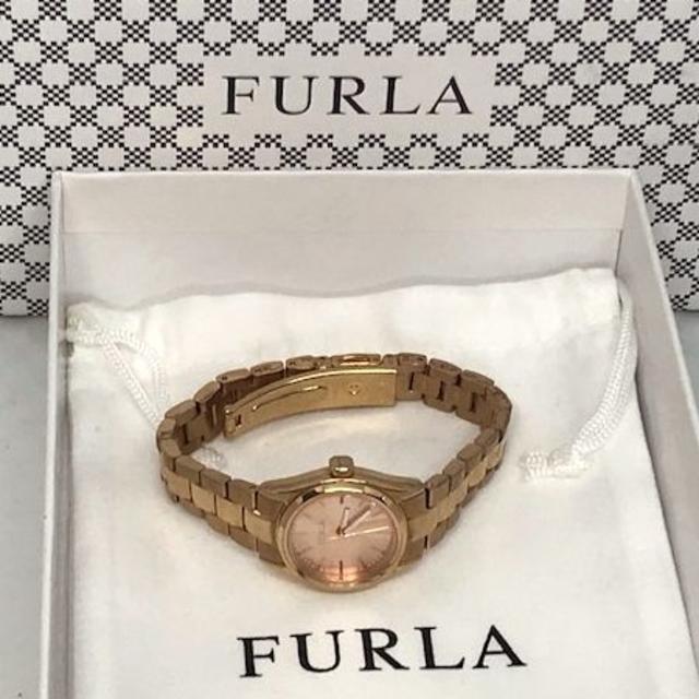 Furla(フルラ)のフルラ FURLA 腕時計　ピンクゴールド　美品 レディースのファッション小物(腕時計)の商品写真