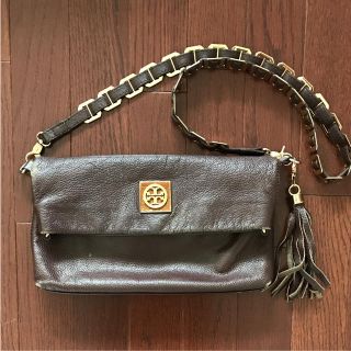 トリーバーチ(Tory Burch)のTory Burch クラッチ ショルダーバッグ ブラウン(ショルダーバッグ)