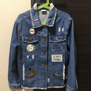 ザラキッズ(ZARA KIDS)のZARAキッズ ダメージデニムジャケット(ジャケット/上着)