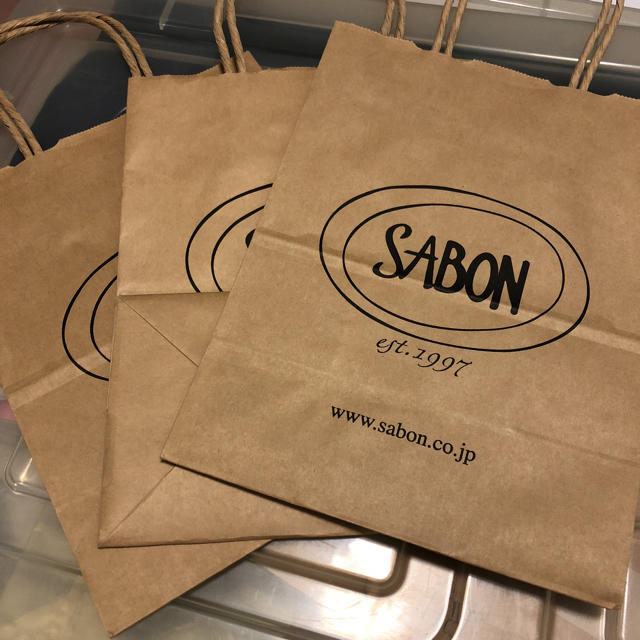 SABON(サボン)のサボン☆ショップ袋 レディースのバッグ(ショップ袋)の商品写真