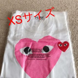 コムデギャルソン(COMME des GARCONS)のCOMME des GARÇONS PLAY ピンクハート(Tシャツ(半袖/袖なし))