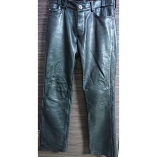 CHROME HEARTS 5P JEAN MED クロムハーツ レザー パンツ(デニム/ジーンズ)