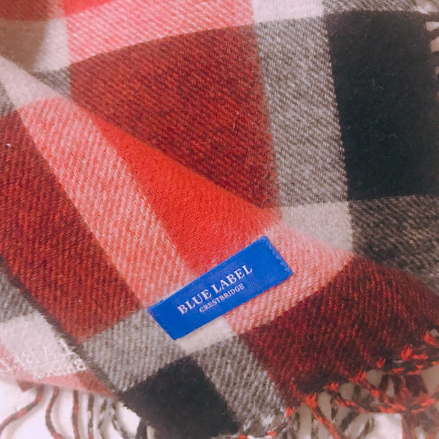 BURBERRY BLUE LABEL(バーバリーブルーレーベル)の定番人気完売リバーシブルチェックストール レディースのファッション小物(ストール/パシュミナ)の商品写真