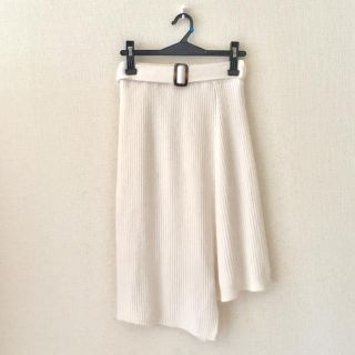 ココディール(COCO DEAL)のココディール♡アシンメトリーニットスカート(ひざ丈スカート)