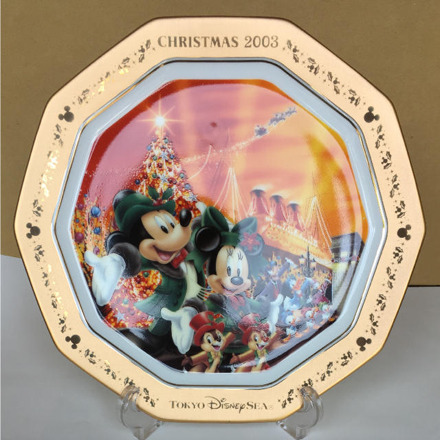 Disney(ディズニー)のディズニーシー 2003年クリスマス お皿  インテリア/住まい/日用品のキッチン/食器(食器)の商品写真