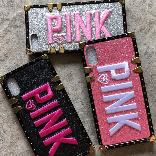 Victoria's Secret(ヴィクトリアズシークレット)のPINK iPhoneカバー💗 スマホ/家電/カメラのスマホアクセサリー(iPhoneケース)の商品写真