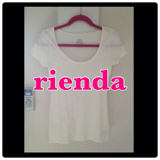リエンダ(rienda)のrienda♡シンプルT(Tシャツ(半袖/袖なし))