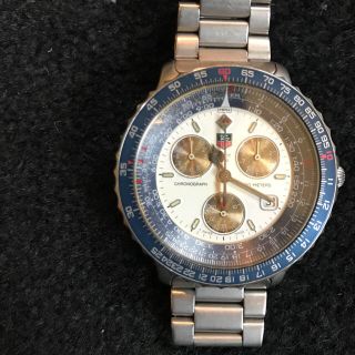 タグホイヤー(TAG Heuer)のタグホイヤー パイロット クロノグラフ TAG HEUER 美品(腕時計(アナログ))