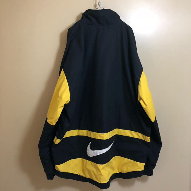 NIKE(ナイキ)の良品 90s NIKE ビッグロゴ ナイロンジャケット M 大きめサイズ メンズのジャケット/アウター(ナイロンジャケット)の商品写真