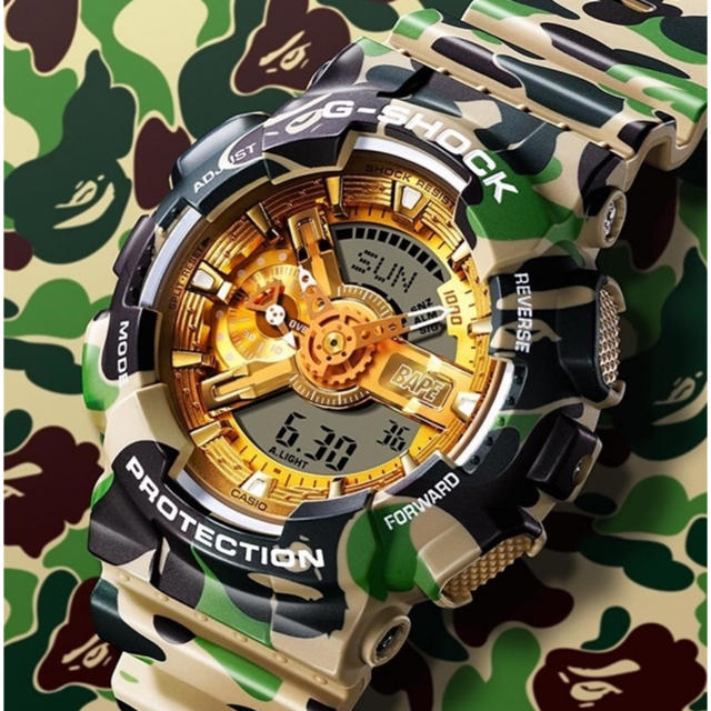 A BATHING APE® X G-SHOCK GA-110 BAPE