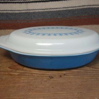 パイレックス(Pyrex)のオールドパイレックス スノーフレーク ディバイデッドディッシュ 560(食器)