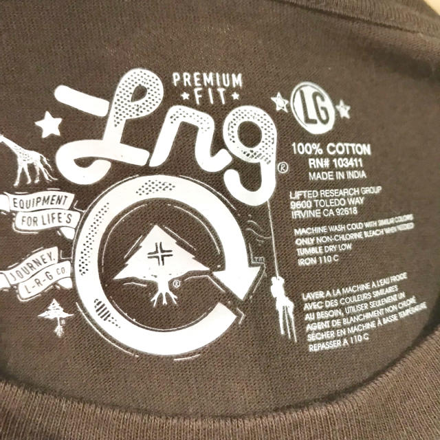 LRG(エルアールジー)の【新品】LRG ロンT キリン柄 メンズのトップス(Tシャツ/カットソー(七分/長袖))の商品写真