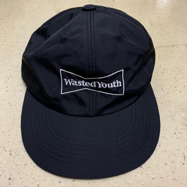 wasted youth cap キャップ 黒