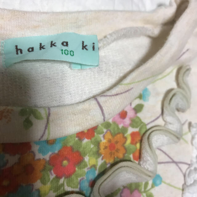 hakka kids(ハッカキッズ)の美品ハッカキッズhakka kidsのトレーナーワンピース100 キッズ/ベビー/マタニティのキッズ服女の子用(90cm~)(ワンピース)の商品写真