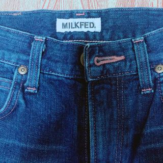 ミルクフェド(MILKFED.)のMILKFED. ×Lee ハイウエストストレートデニム(デニム/ジーンズ)