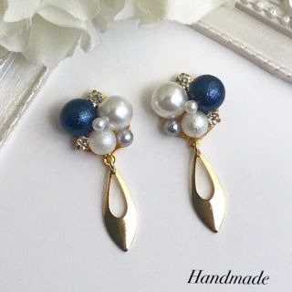 ネイビービジューピアス(ピアス)