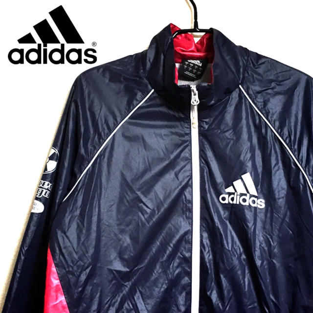 adidas(アディダス)の【希少】90Sヴィンテージ アディダス  ウインドブレーカー Mサイズ  メンズのジャケット/アウター(ナイロンジャケット)の商品写真